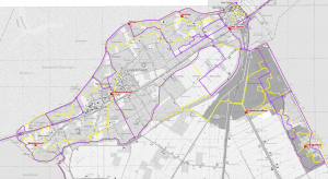 NWfragment GIS-kaart Kop incl. Waddenwandelen